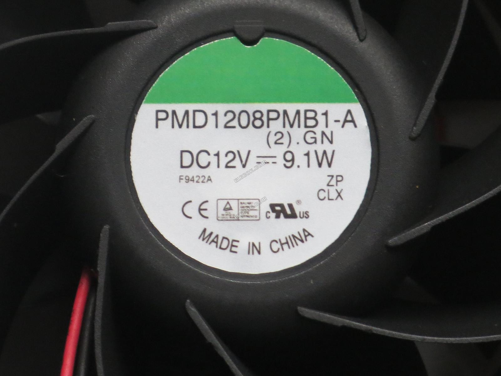 Sunon PMD1208PMB1-A 2 .GN 12V 9,1W 2 vezeték Hűtőventilátor 
