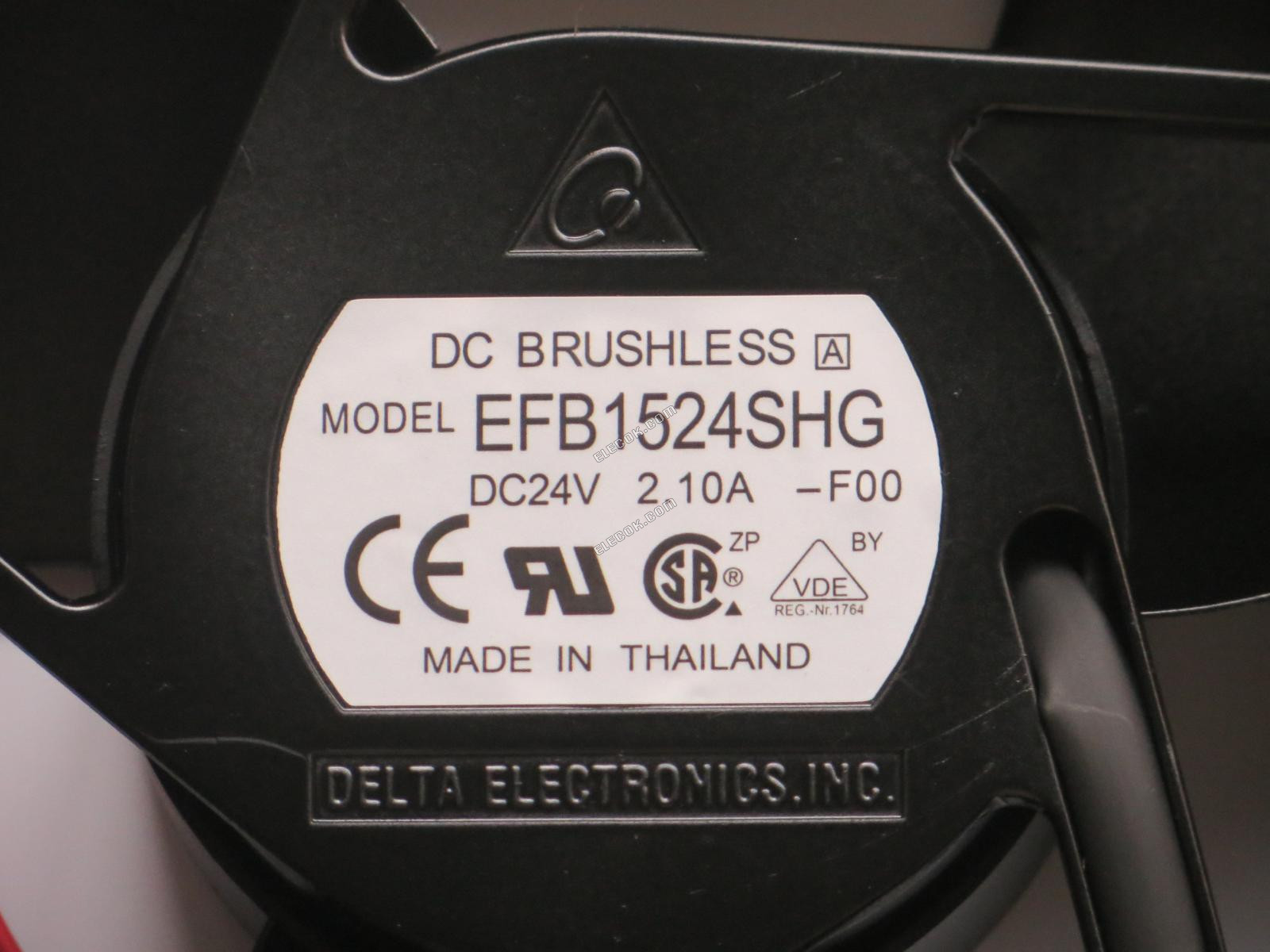 DELTA EFB1524SHG-F00 24V 2,1A 3 vezeték Hűtőventilátor 