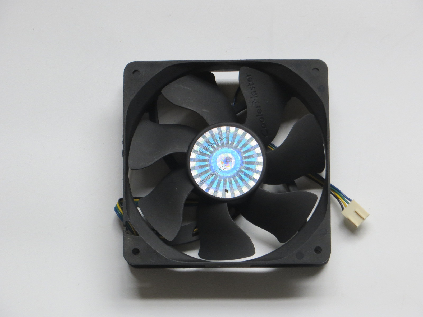 COOL MASTER A12025-20RB-4CP-F1 12V 0,32A 4 vezetékek Hűtőventilátor, felújított 