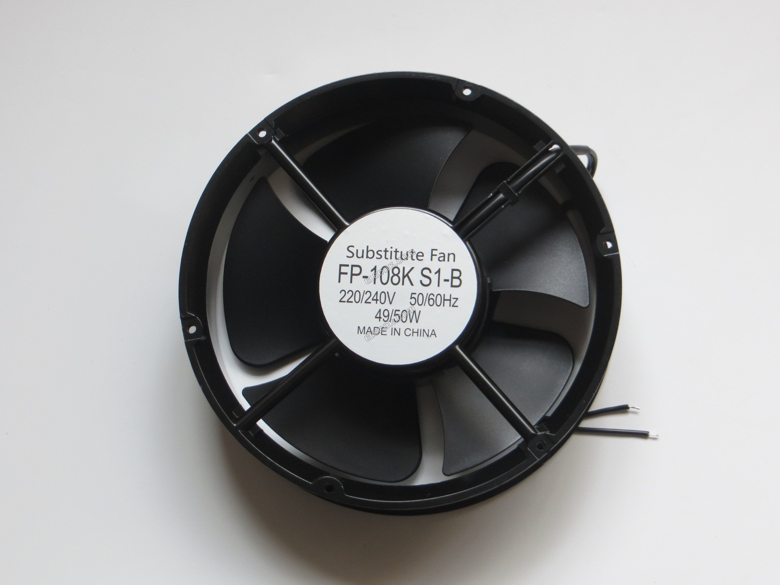 COMMONWEALTH FP-108K S1-B AC220/240V 0,38/0,39A 49/50W 2 vodiče Chladicí Ventilátor, náhrada 