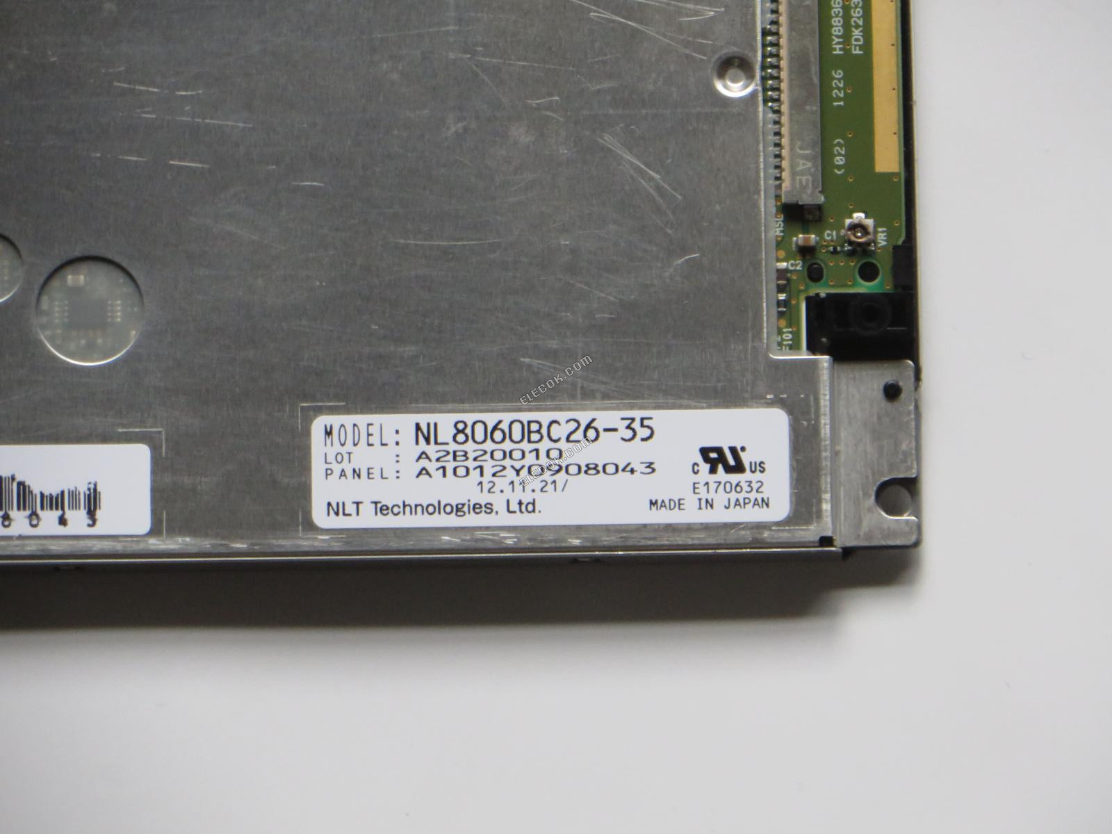 NL8060BC26-35 NEC 10,4" A-Si TFT-LCD Panel použitý 