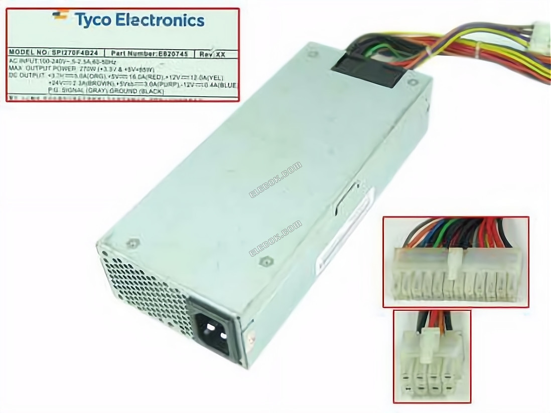 Tyco SPI270F4B24 Szerver - Tápegység 270W, SPI270F4B24, Használt 