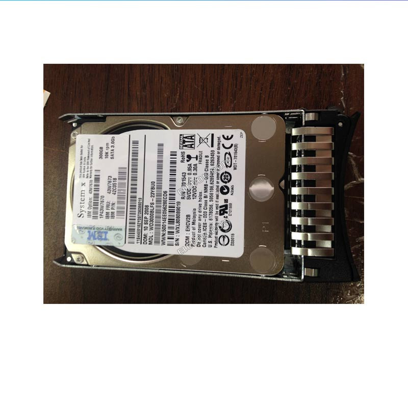 IBM System x 300gb 10k SATA 2.5 inch hard drive 43w7673 43w7670