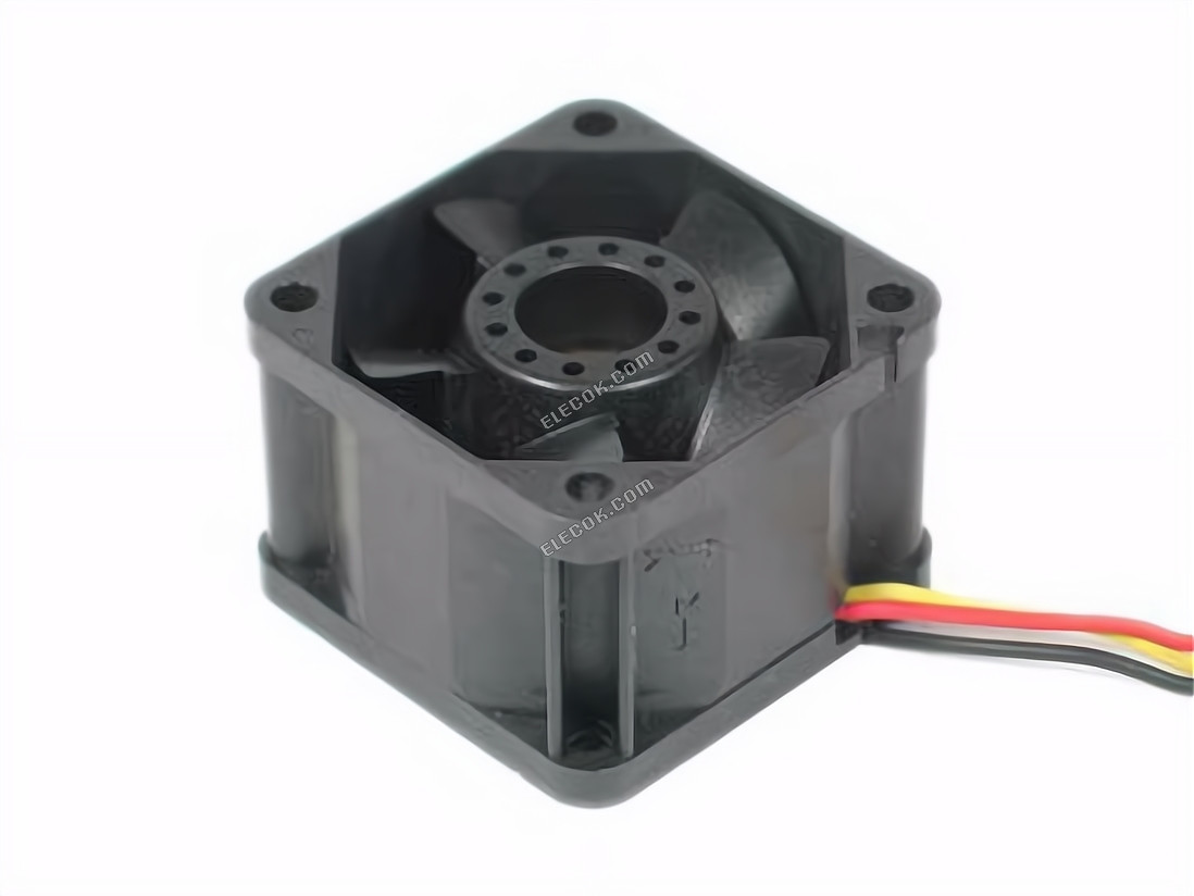 Sanyo Denki 109P0412H3E033 Server - čtvercový Ventilátor, sq40x40x28mm, w50x3x3, DC 12V 0,195A 3 vodiče 