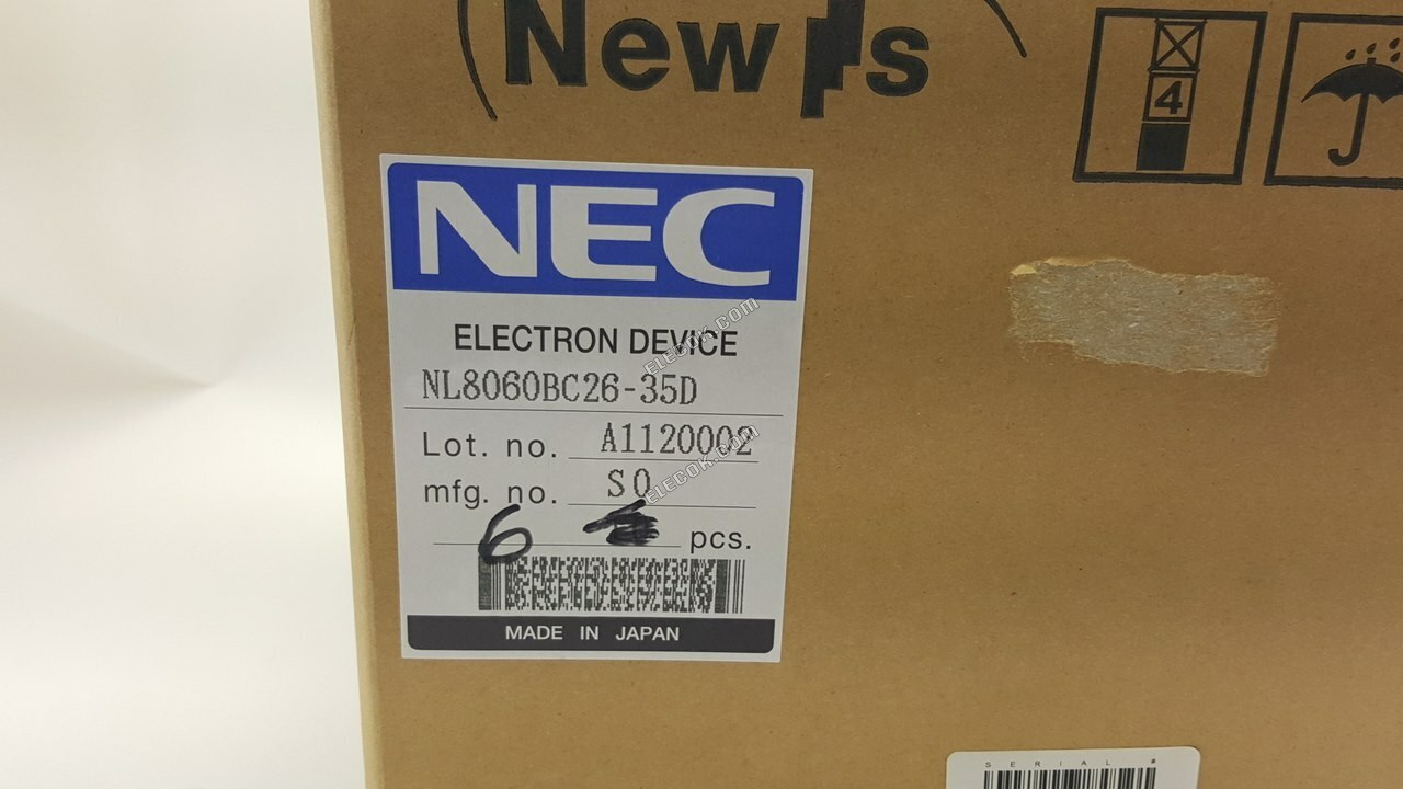 NL8060BC26-35D NEC 10,4" A-Si TFT-LCD Panel 