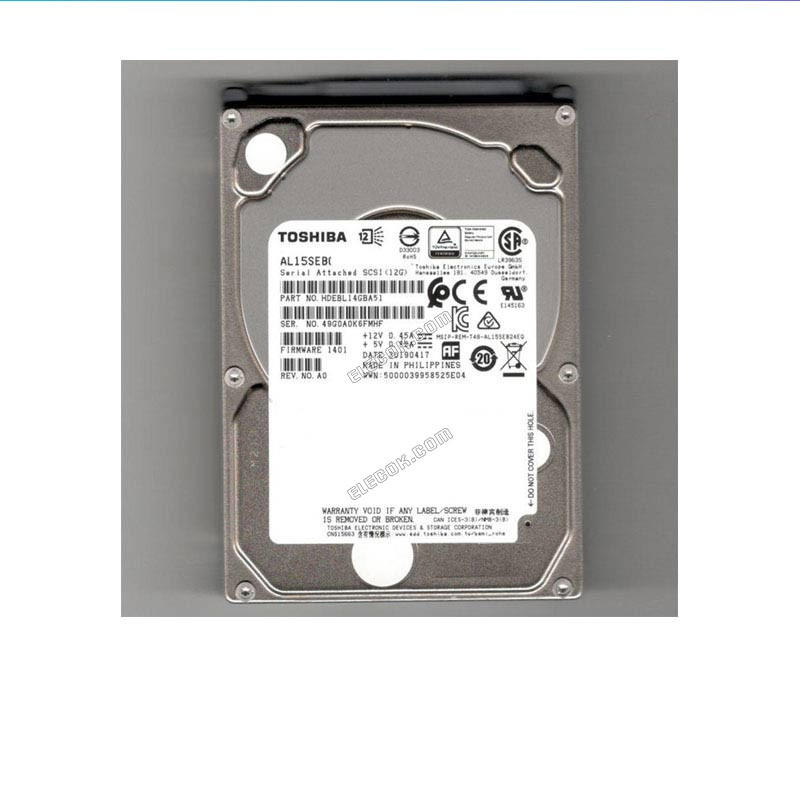 DELL Toshiba/Toshiba AL15SEB24EQ server hard drive 2.4T 10K 12G SAS