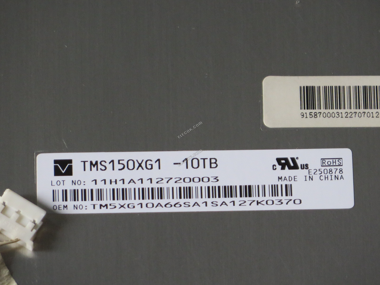 TMS150XG1-10TB AVIC 15.0" A-Si TFT-LCD Panel 