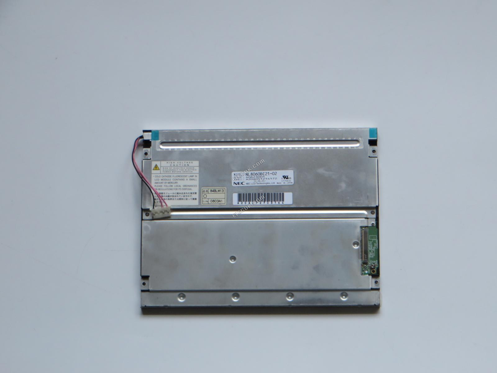 NL8060BC21-02 NEC 8,4" A-Si TFT-LCD Panel 