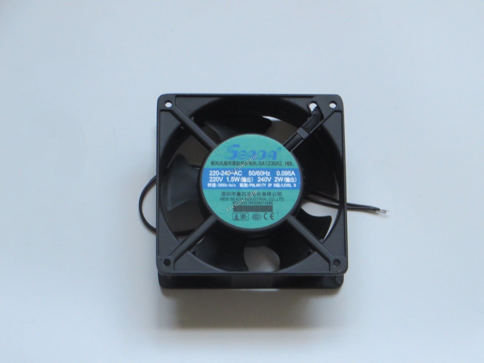 SEADA SA1238A2 HBL 220/240V 0,095A 2 vezeték Hűtőventilátor 