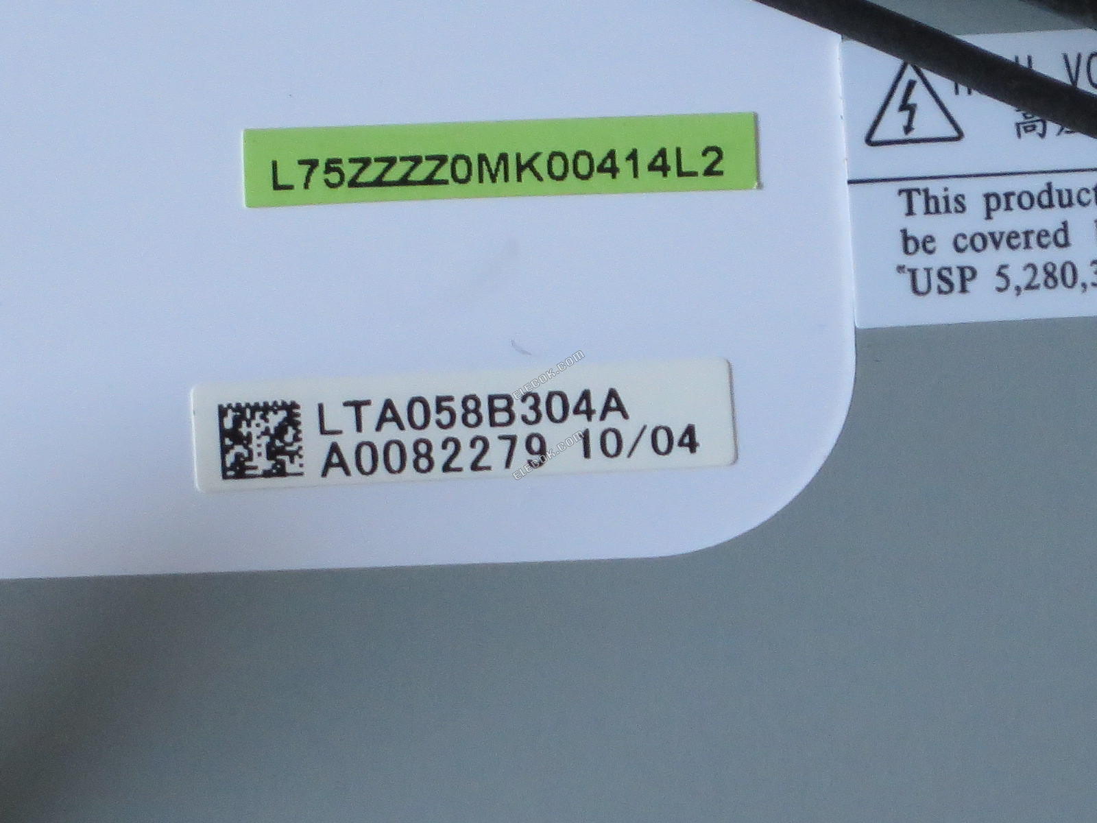 LTA058B304A TOSHIBA 5,8" a-Si TFT-LCDPanel 