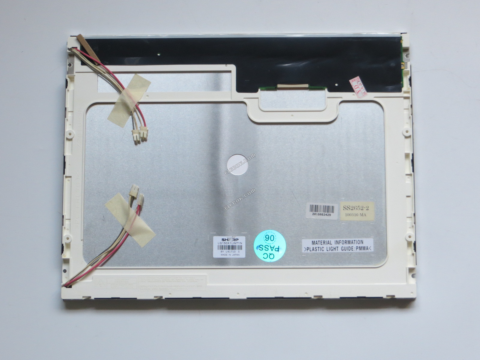 LQ150X1LW71N SHARP 15.0" A-Si TFT-LCD Panel použitý 