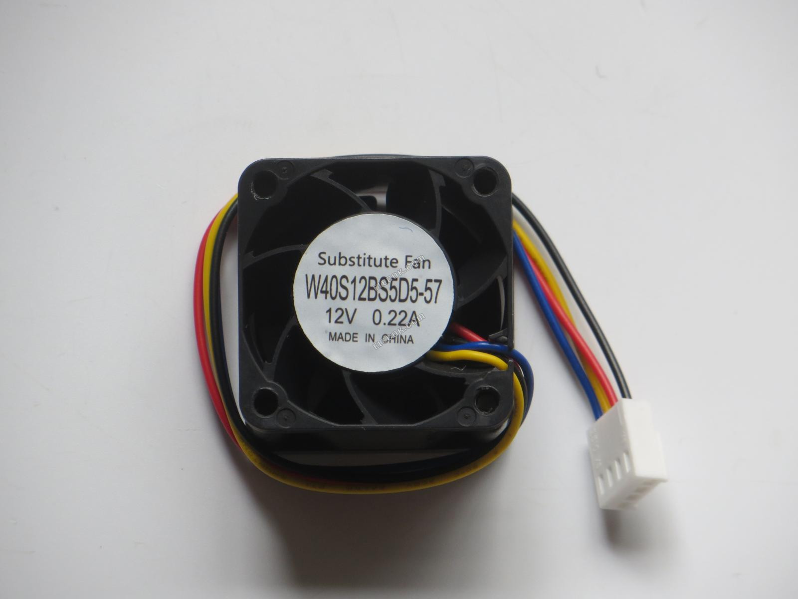 NIDEC W40S12BS5D5-57 12V 0,22A 4 vodiče Chladicí Ventilátor, náhrada 