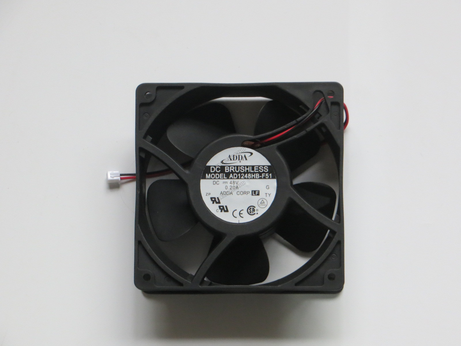 ADDA AD1248HB-F51 48V 0,2A 9,6W 2 vodiče Chladicí Ventilátor 