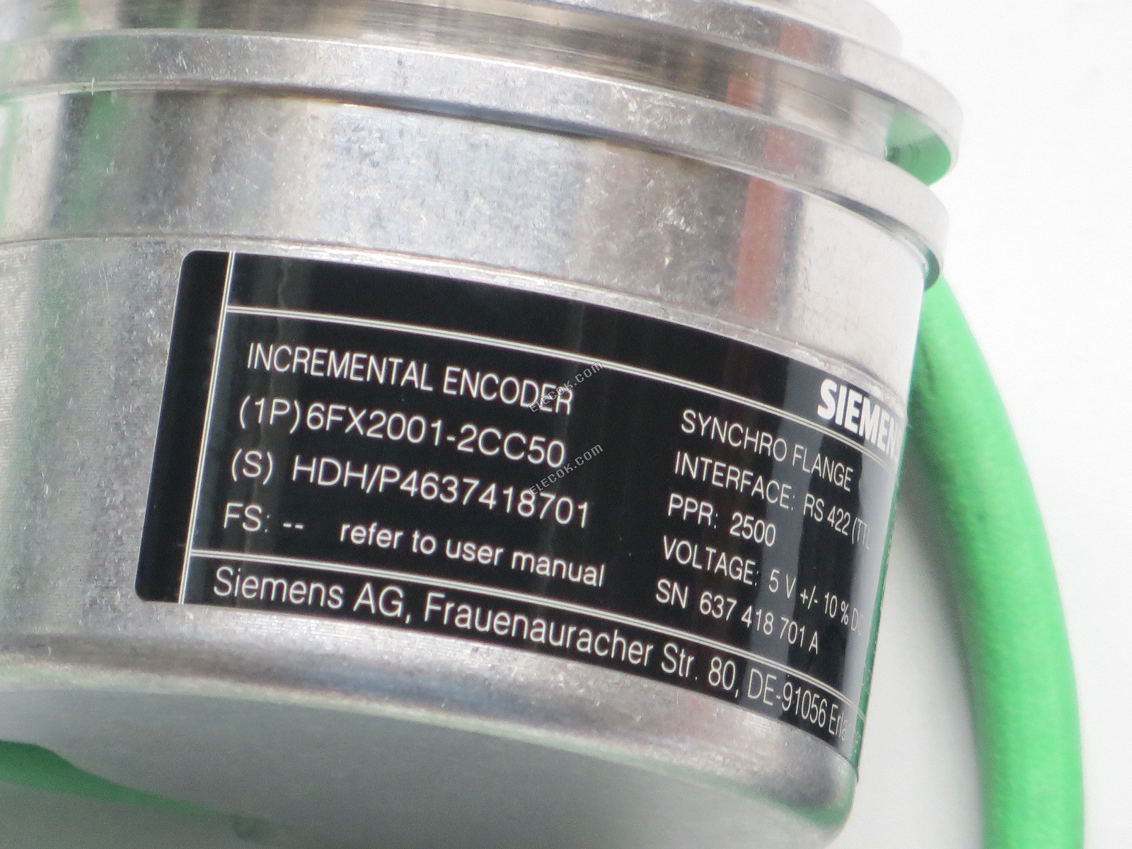 SIEMENS 6FX2001-2CC50 Enkodér 