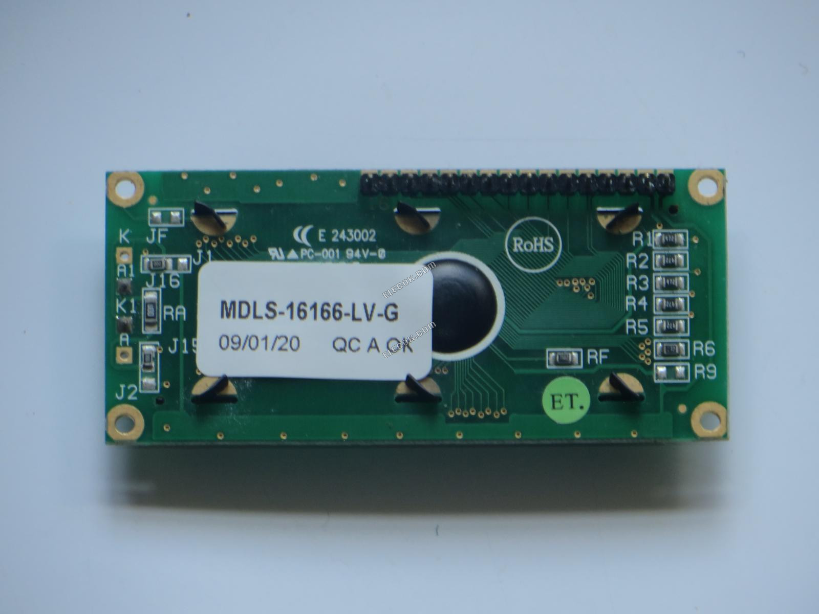 MDLS-16166-LV-GLED4G Varitronix Character LCD Display Module substitute