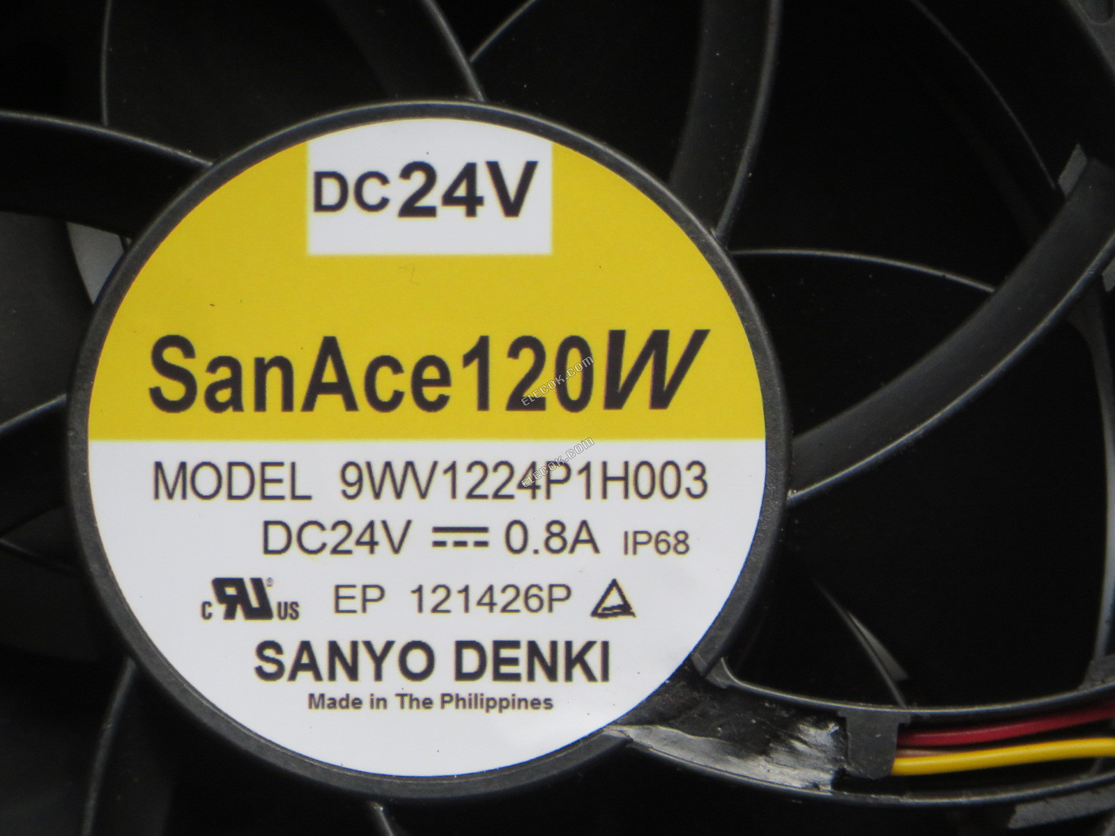 Sanyo 9WV1224P1H003 24V 0,8A 4 vodiče Chladicí Ventilátor 