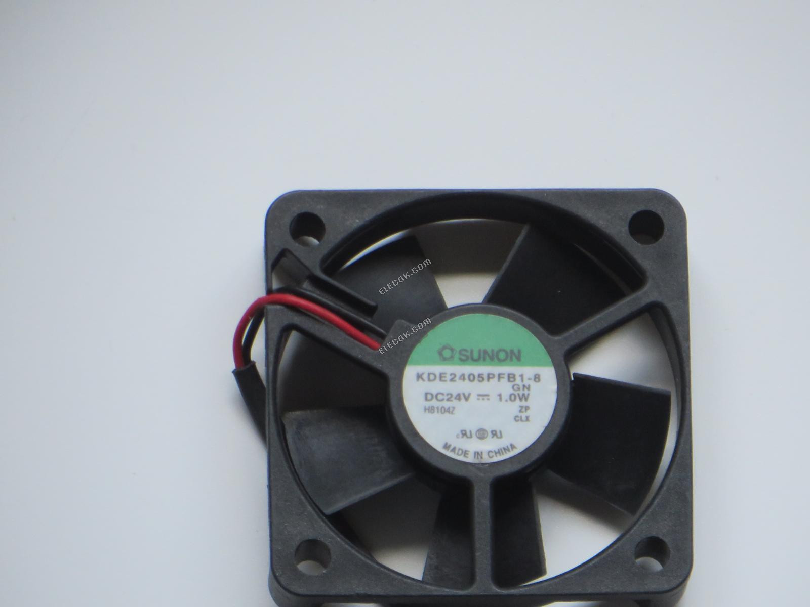SUNON KDE2405PFB1-8 24V 1.0W 2 vezeték Hűtőventilátor, Eredeti 