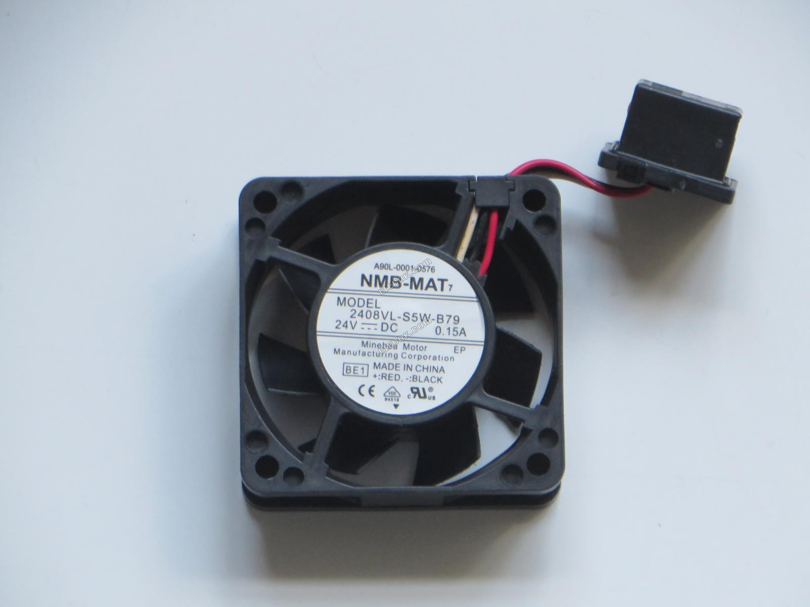 NMB 2408VL-S5W-B79 24V 0,15A 3 vodiče chladicí ventilátor 