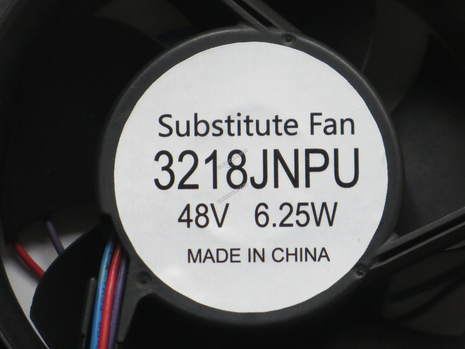 EBM 3218JNPU 48V 6,25W 3 vodiče chladicí ventilátor náhrada, bez water-proof funkce, bare vodiče s ne zástrčka 