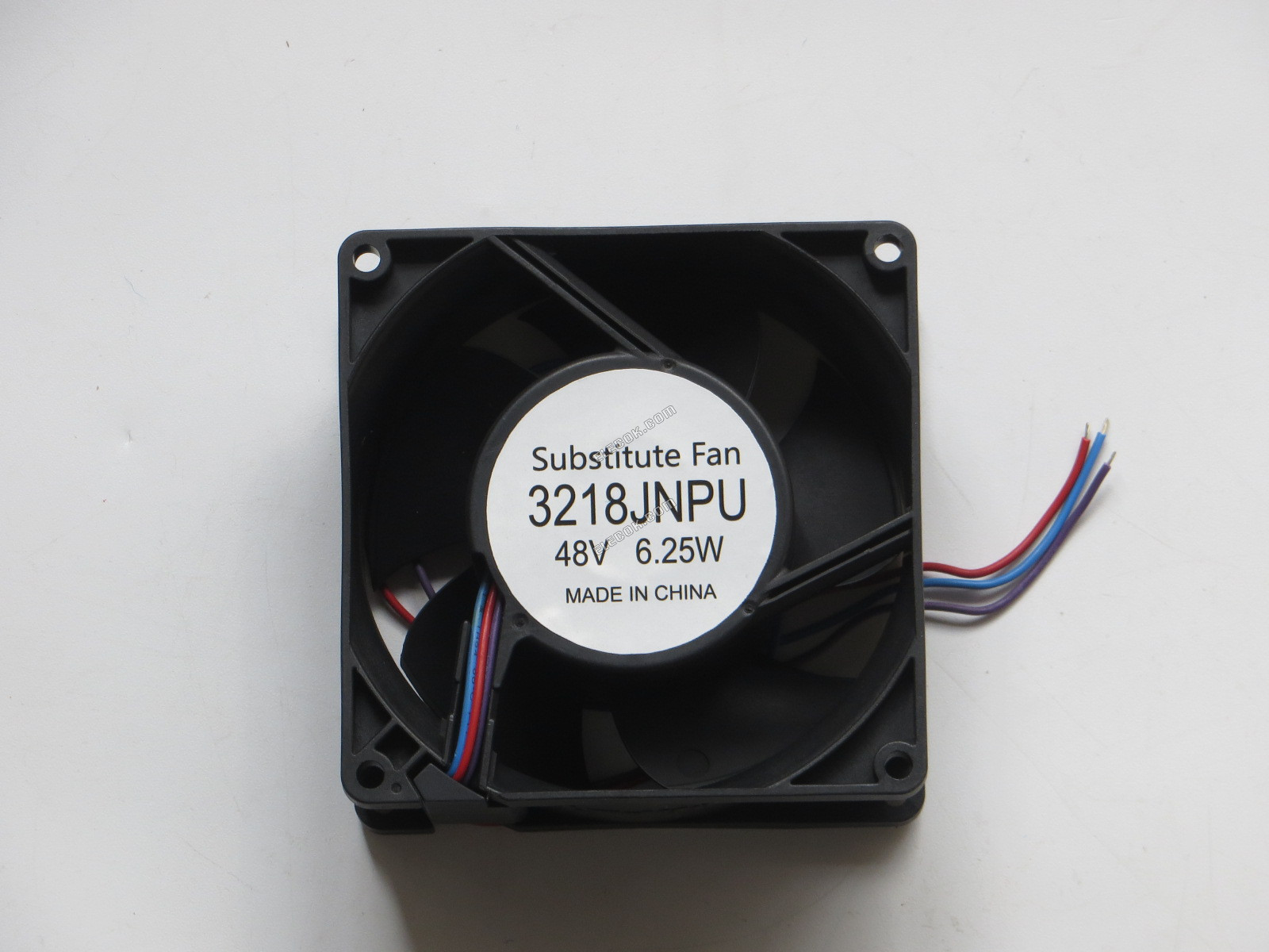 EBM 3218JNPU 48V 6,25W 3 vodiče chladicí ventilátor náhrada, bez water-proof funkce, bare vodiče s ne zástrčka 