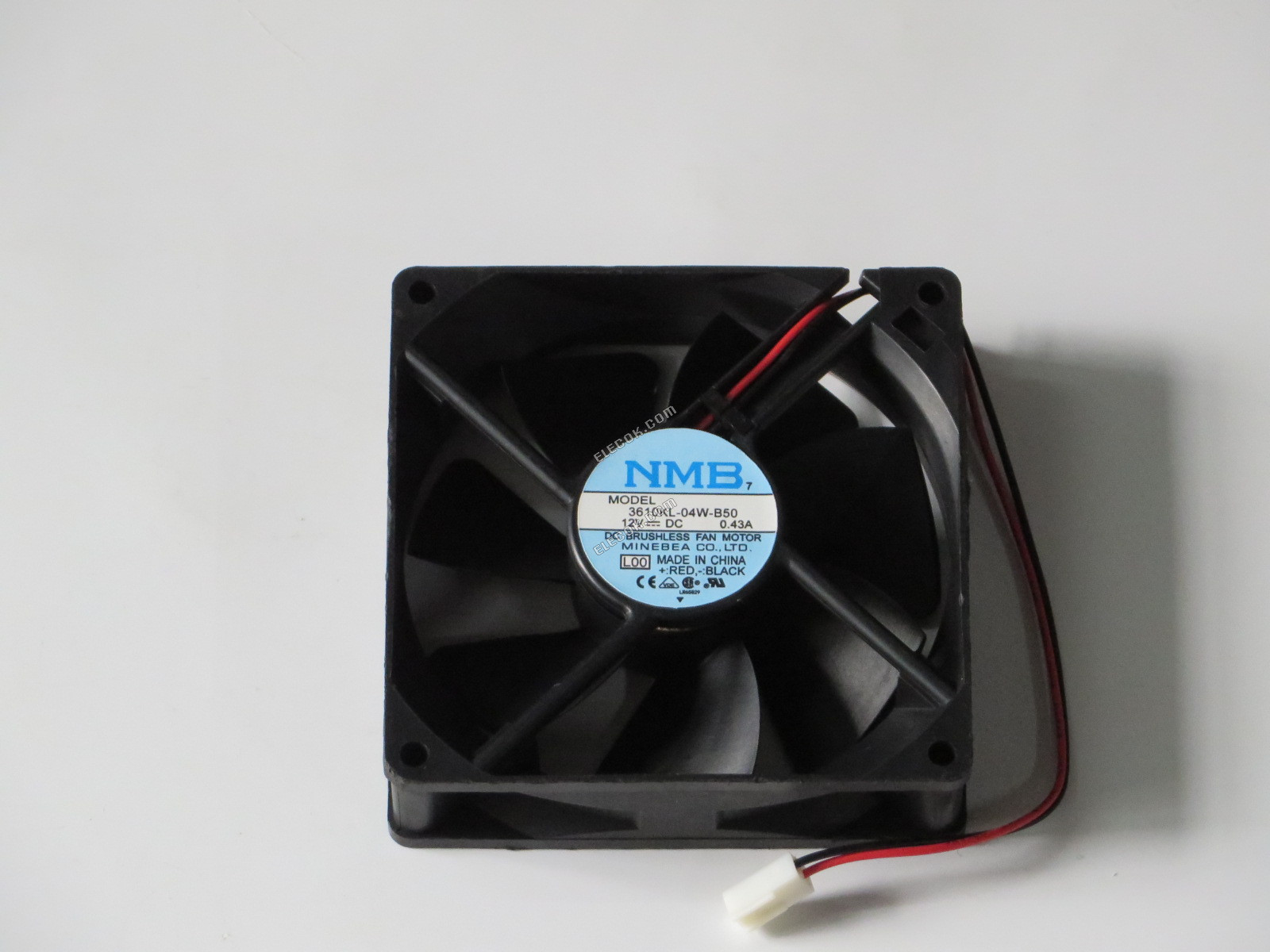 NMB 3610KL-04W-B50 9225 12V 0,43A 2 vodiče VENTILáTOR 