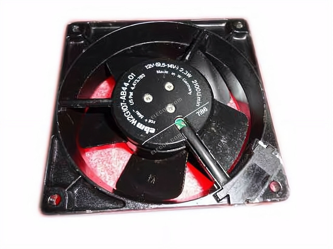 ebm-papst W2G107-AB44-01 Server - čtvercový Ventilátor sq120x120x38mm, 2 vodiče, 12V 2,3W 