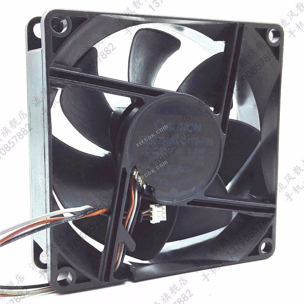 EP6127A Ventilátor Sunon Hűtőventilátor EE80251S1-D170-F99 DC 12V 1,7W 3-pin 3-pin Csatlakozó 80mm 80x80x25mm Szerver Négyzet Ventilátor 
