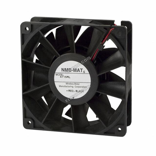 NMB 4715RL-07W-B69-E00 48V 0,55A 26,4W 3 vezeték Hűtőventilátor 