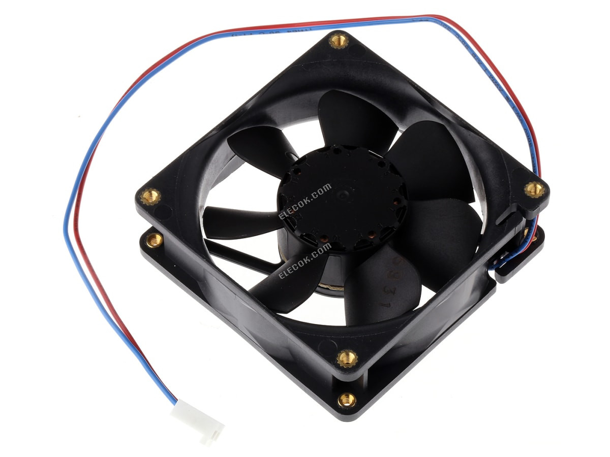 8414NGH-RS0 ebm-papst, 24 V dc, DC Axiális Ventilátor, 80 x 80 x 25mm, 79m³/h, 2,8W 
