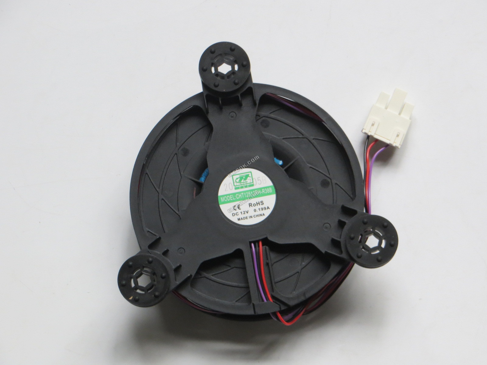 C&amp;C CHT12512RH-R38B 12V 0,199A 3 vezeték Hűtőventilátor, helyettesítő 