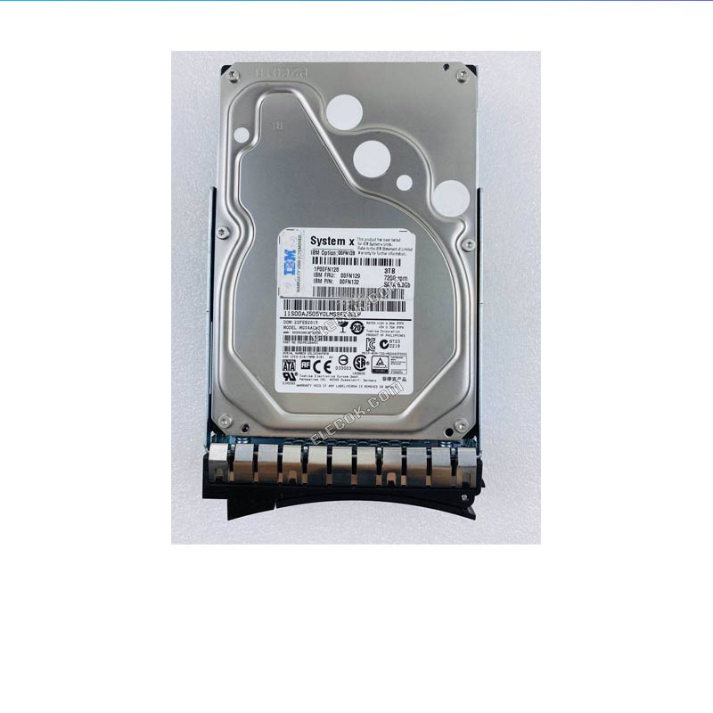 IBM 3TB SATA M4 M5 hard disk 81Y9799 81Y9798 00FN128 00FN129，used