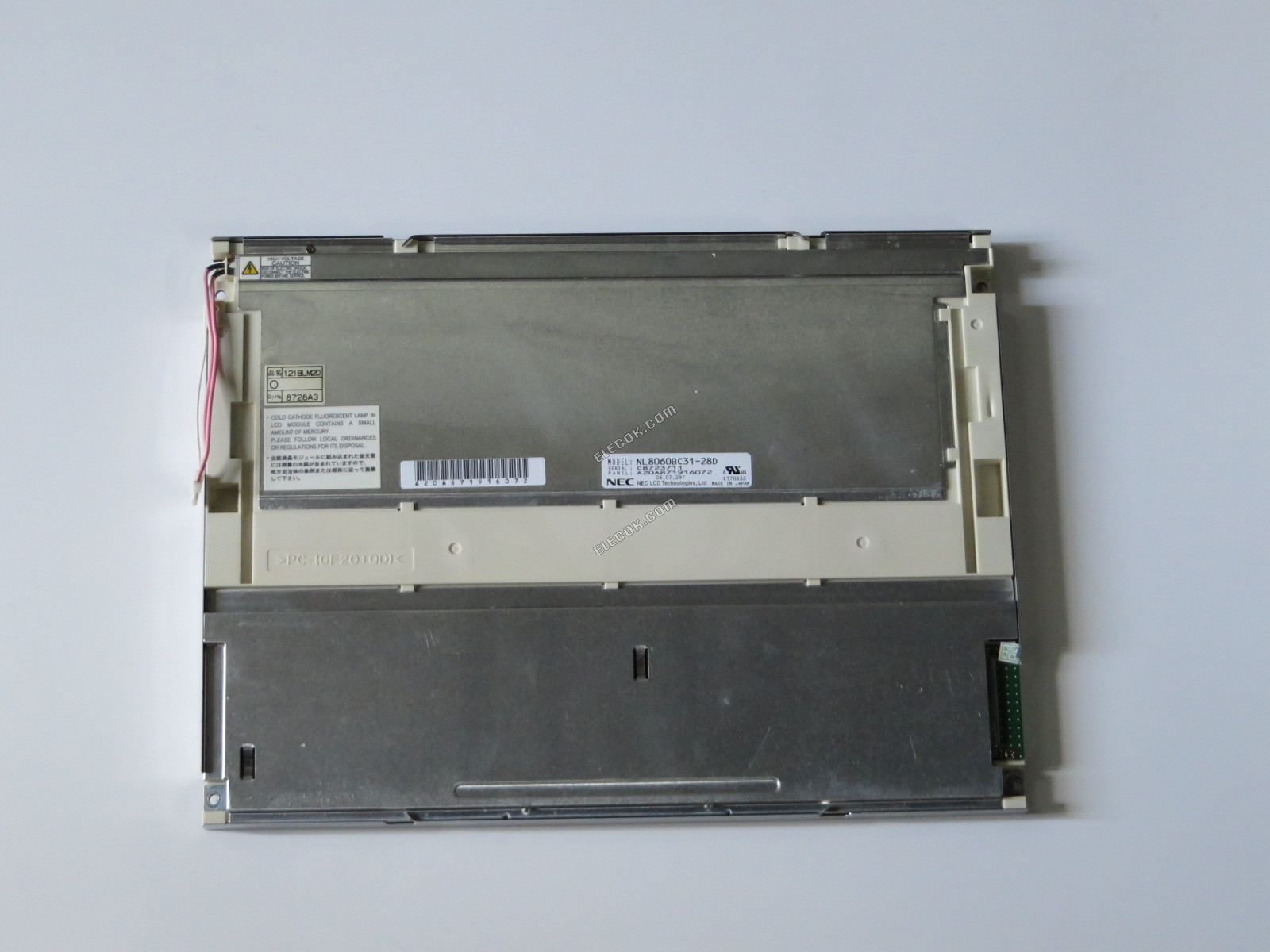 NL8060BC31-28D NEC 12,1" A-Si TFT-LCD Panel 
