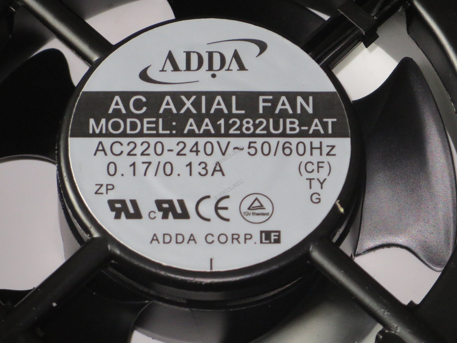 ADDA AA1282UB-AT 220/240V 0,17A Hűtőventilátor aljzatos csatlakozással 