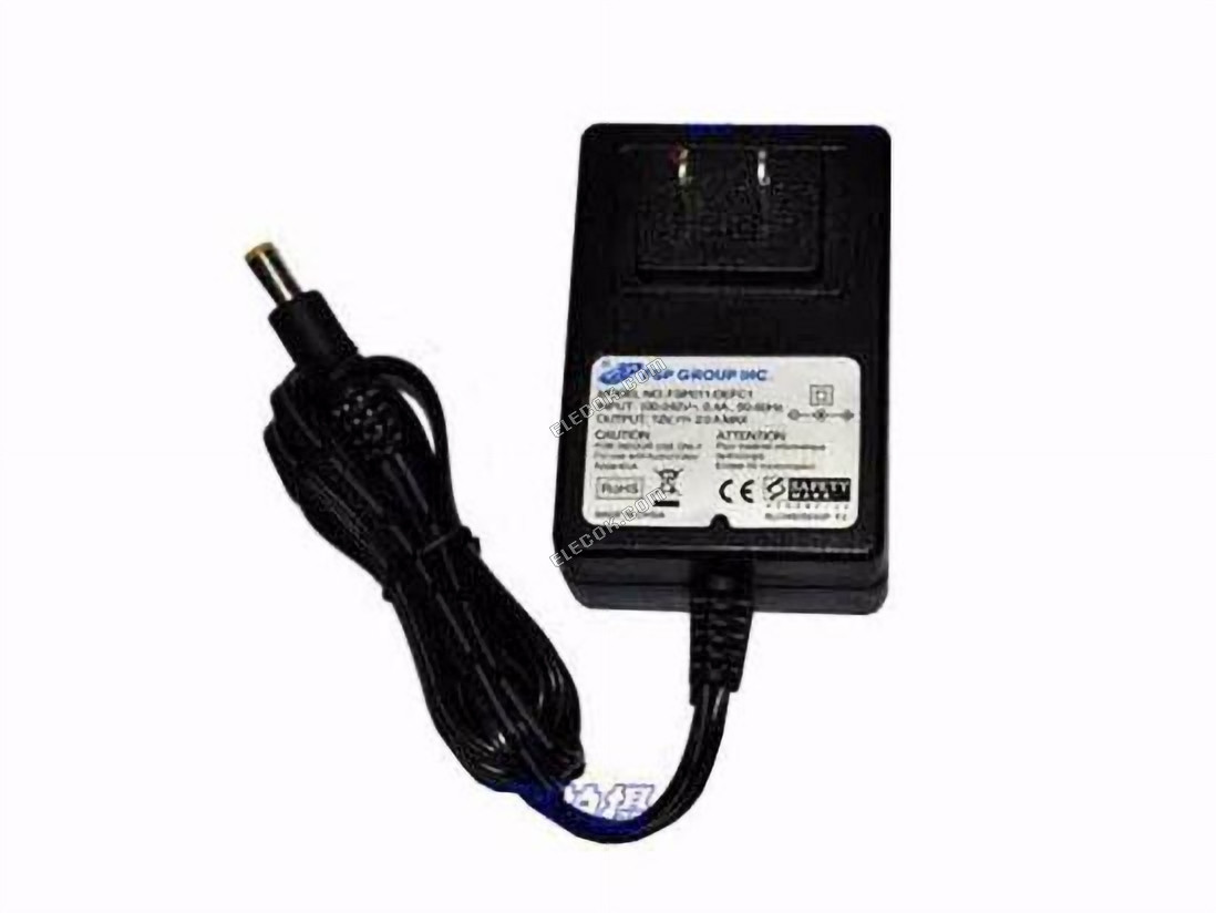 FSP Group Inc FSP011-DEFC1 VáLTóáRAM Adapter 5V-12V 12V 2A, 5,5/2.1mm, US 2-Pin Csatlakozó 