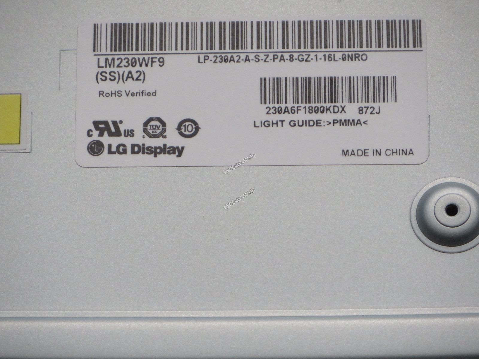 LM230WF9-SSA2 LG Display 23" 1920×1080 LCD Panel 