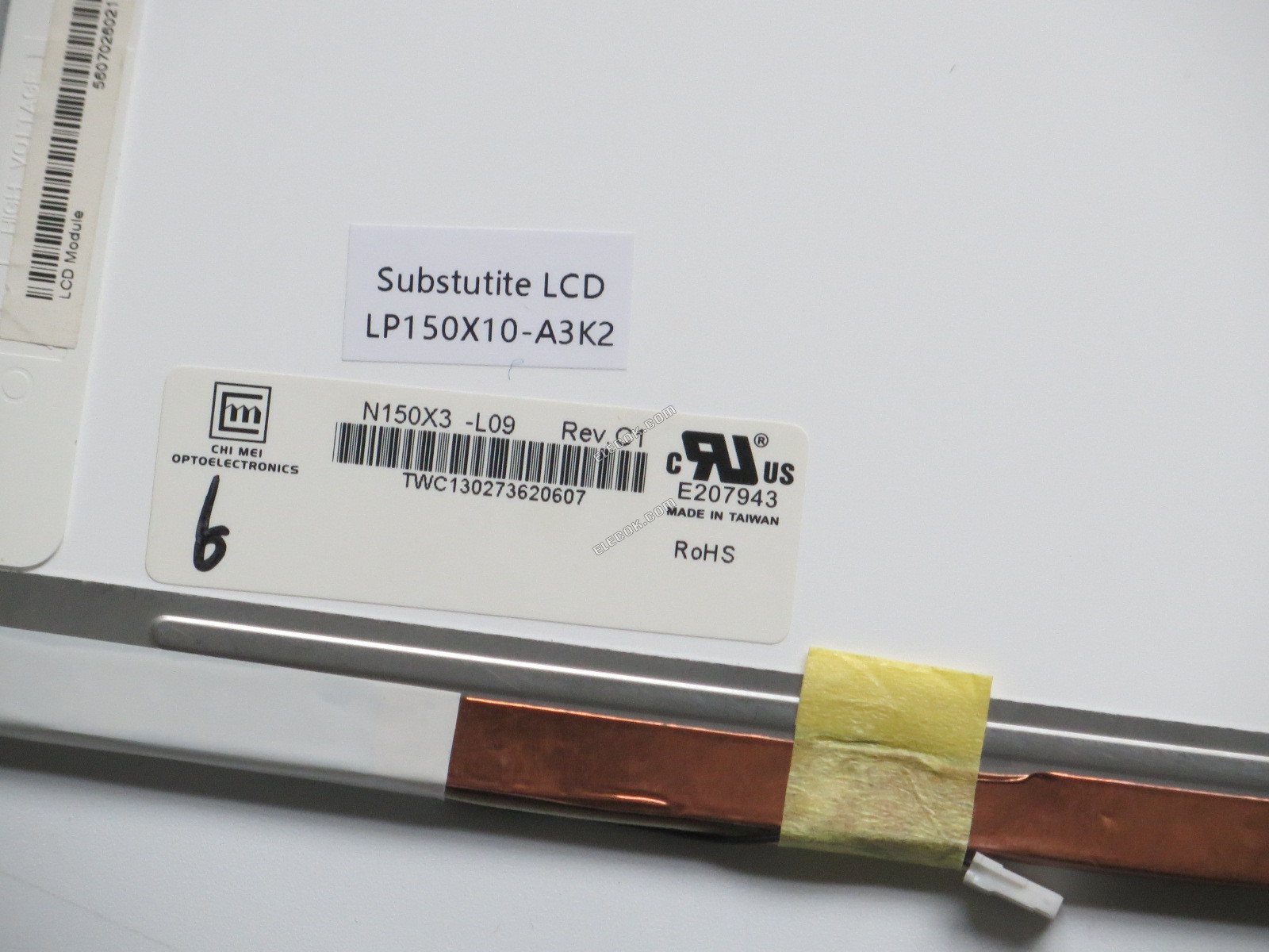 LP150X10-A3K2 15.0" a-Si TFT-LCD Panel, náhrada použitý 