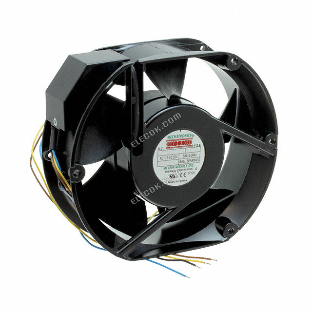 UF15KC12/23-BWHNSR-L36 Mechatronics VENTILáTOR AXIáLIS 172X55MM 115/230VAC 4 Huzal Kivezetések 
