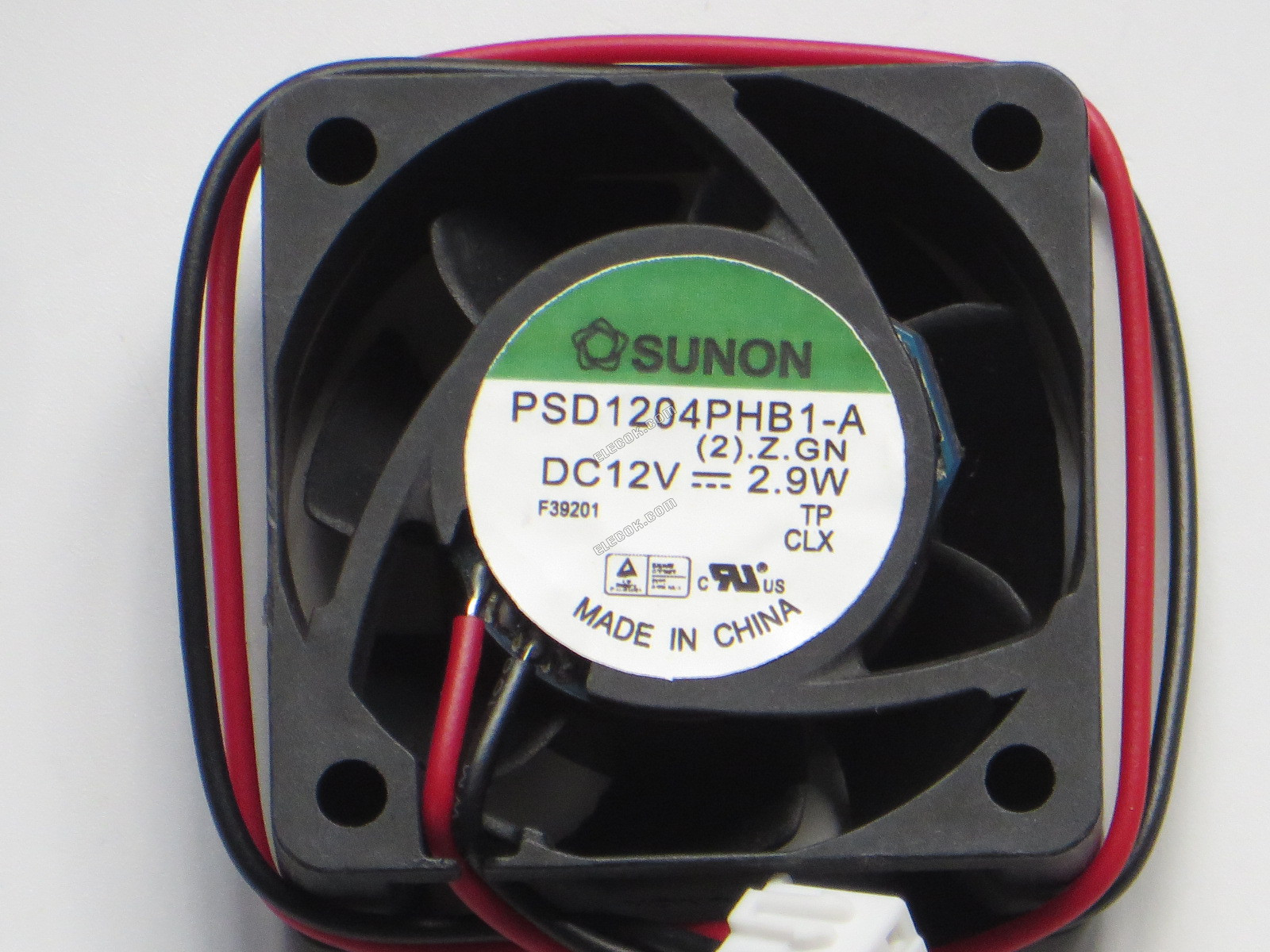 Sunon PSD1204PHB1-A 2 .Z.GN 12V 2,9W 2 vezeték Hűtőventilátor 