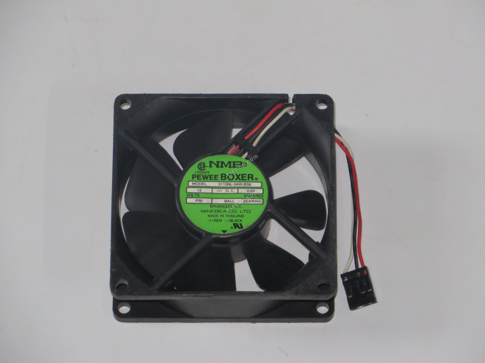 NMB 3110NL-04W-B59 12V 0,29A 3 vezeték hűtőventilátor 