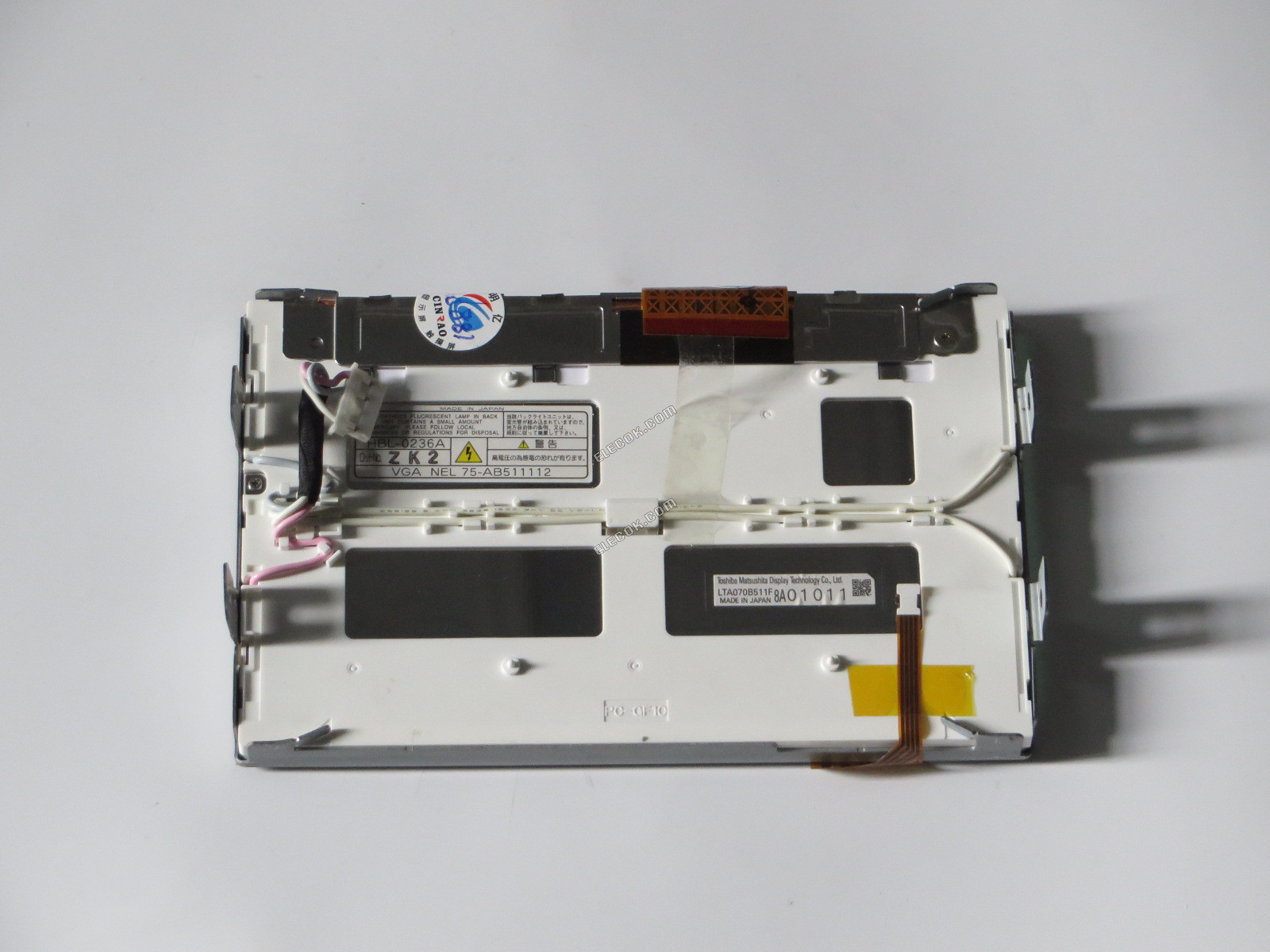 LTA070B511F Toshiba Matsushita 7.0" a-Si TFT-LCD Panel použitý 