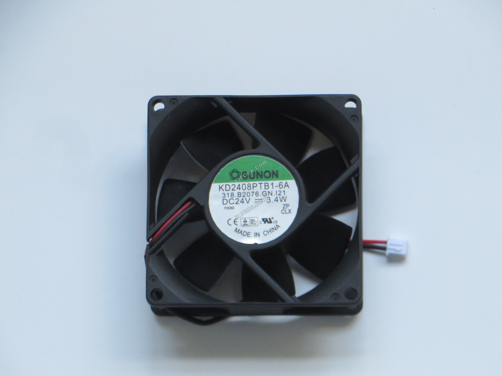 SUNON KD2408PTB1-6A 24V 3,4W 2 vodiče Chladicí Ventilátor 