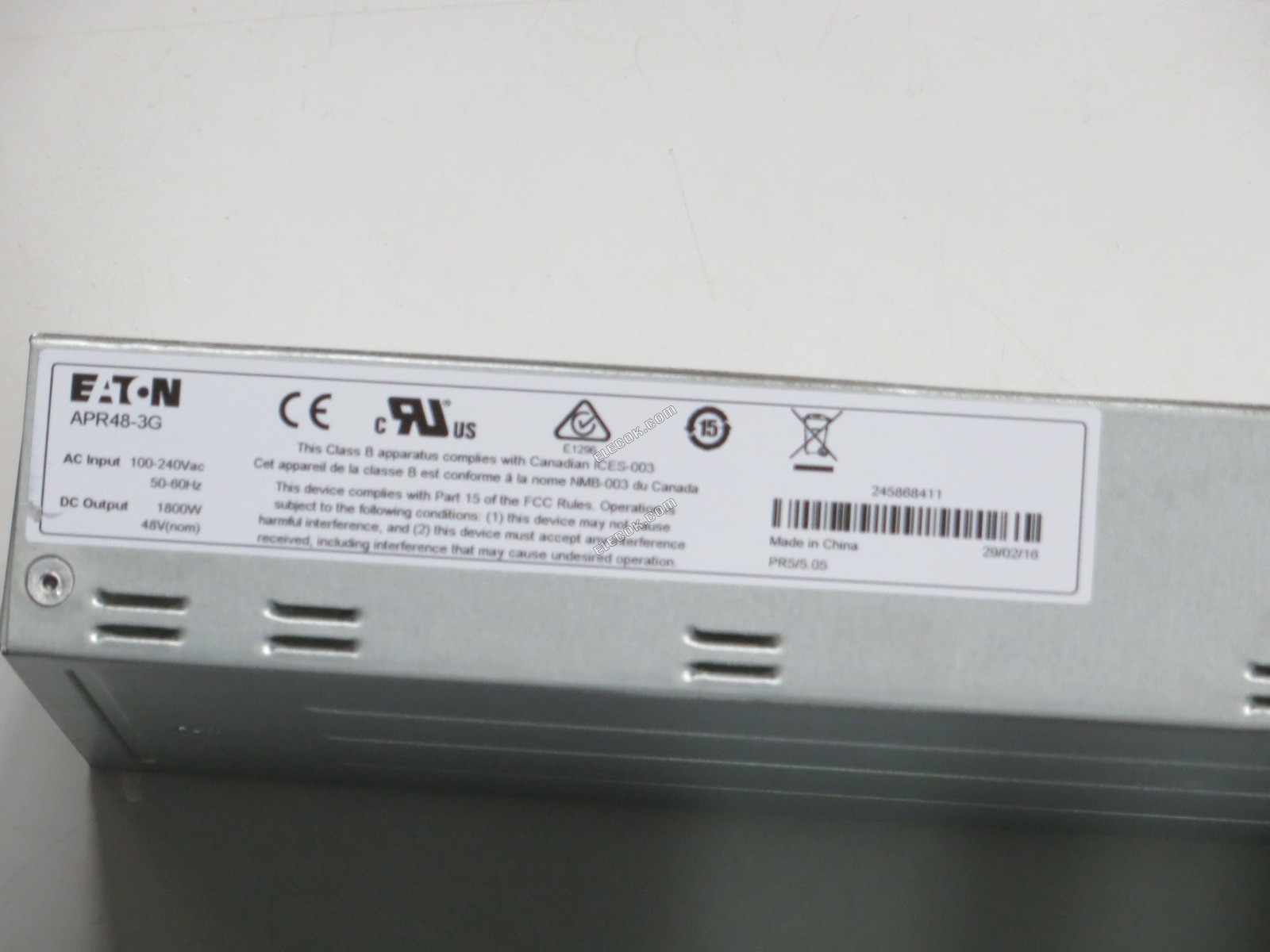 Eaton Powerare 1800W Kapcsolóüzemű Tápegység APR48-3G, használt 