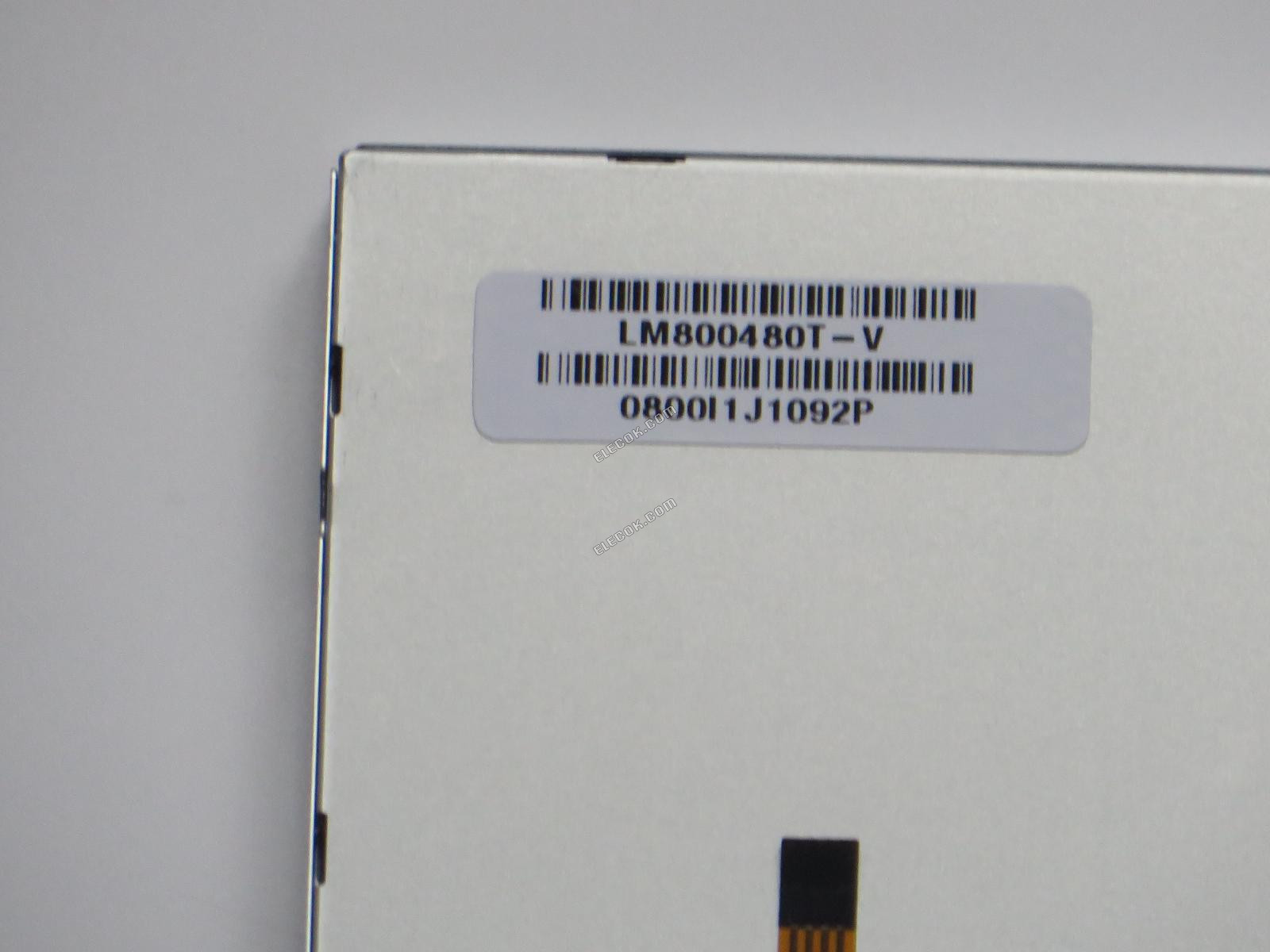 LM800480T-V LCD Panel s dotykovou obrazovkou, bez deska 