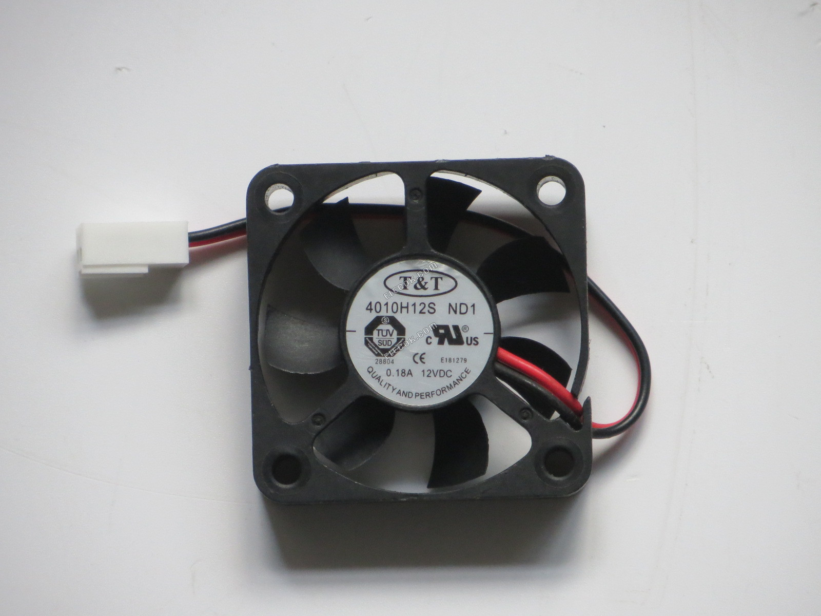 T&T 4010H12S ND1 12V 0,18A 2 vezeték hűtőventilátor 