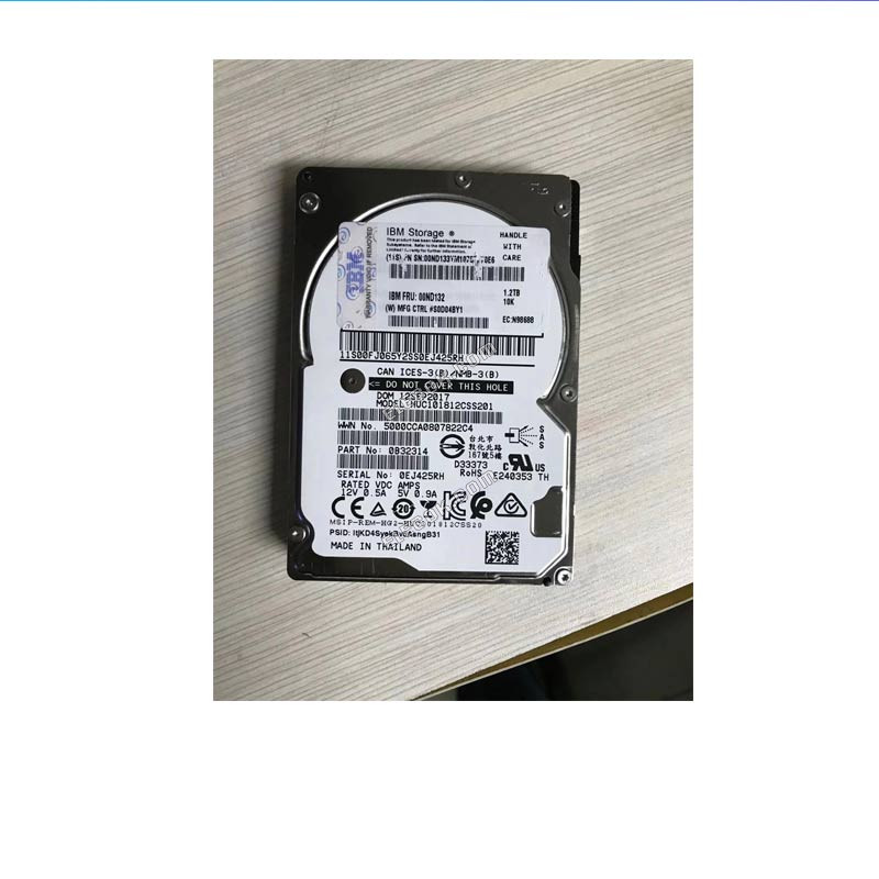 IBM DS8800 DS8870 1.2TB 10K 2.5 SAS 00ND132 with bracket