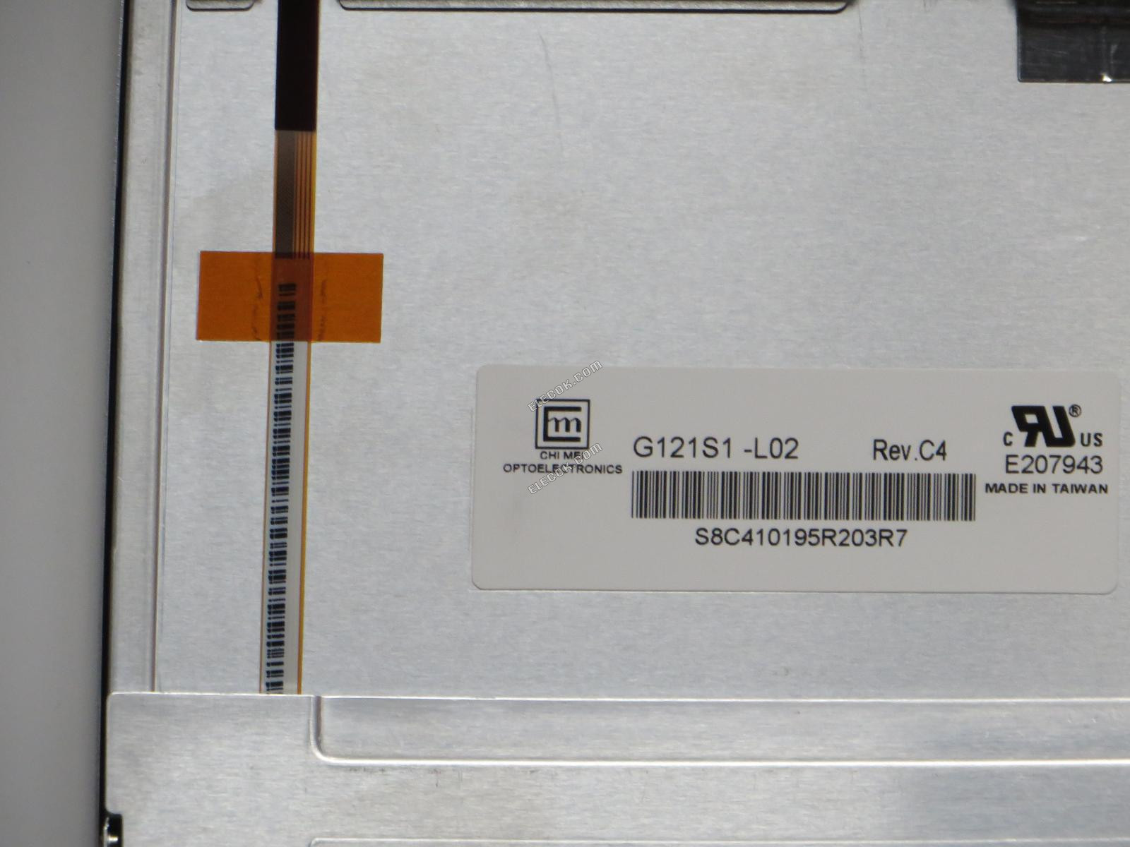 G121S1-L02 CMO 12,1" a-Si TFT-LCD Panel použitý 