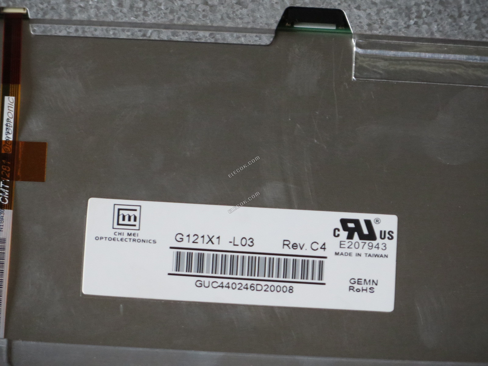 G121X1-L03 CMO 12,1" a-Si TFT-LCD Panel použitý 
