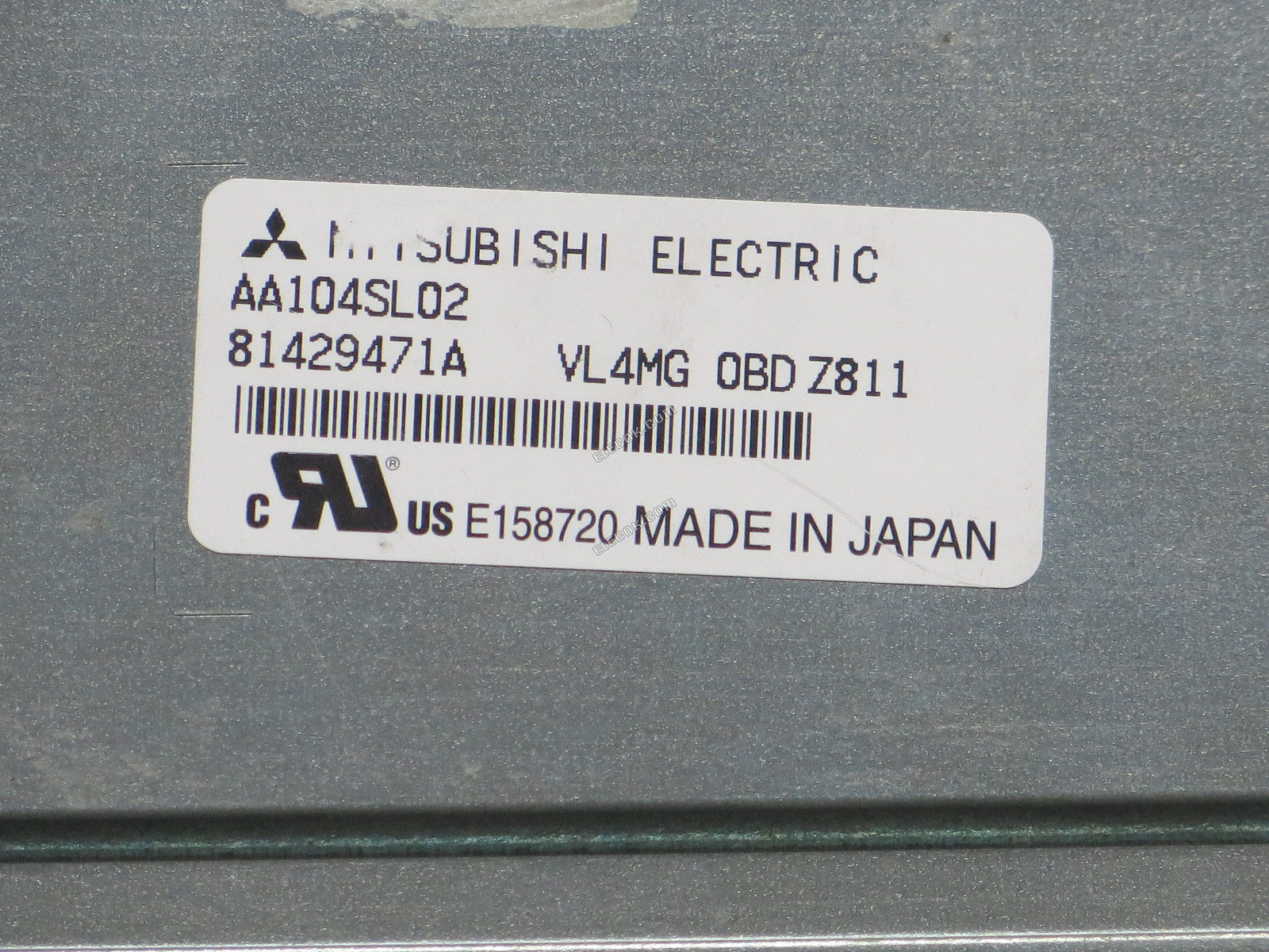 AA104SL02 Mitsubishi 10,4" A-Si TFT-LCD Panel použitý bez dotykové obrazovky 