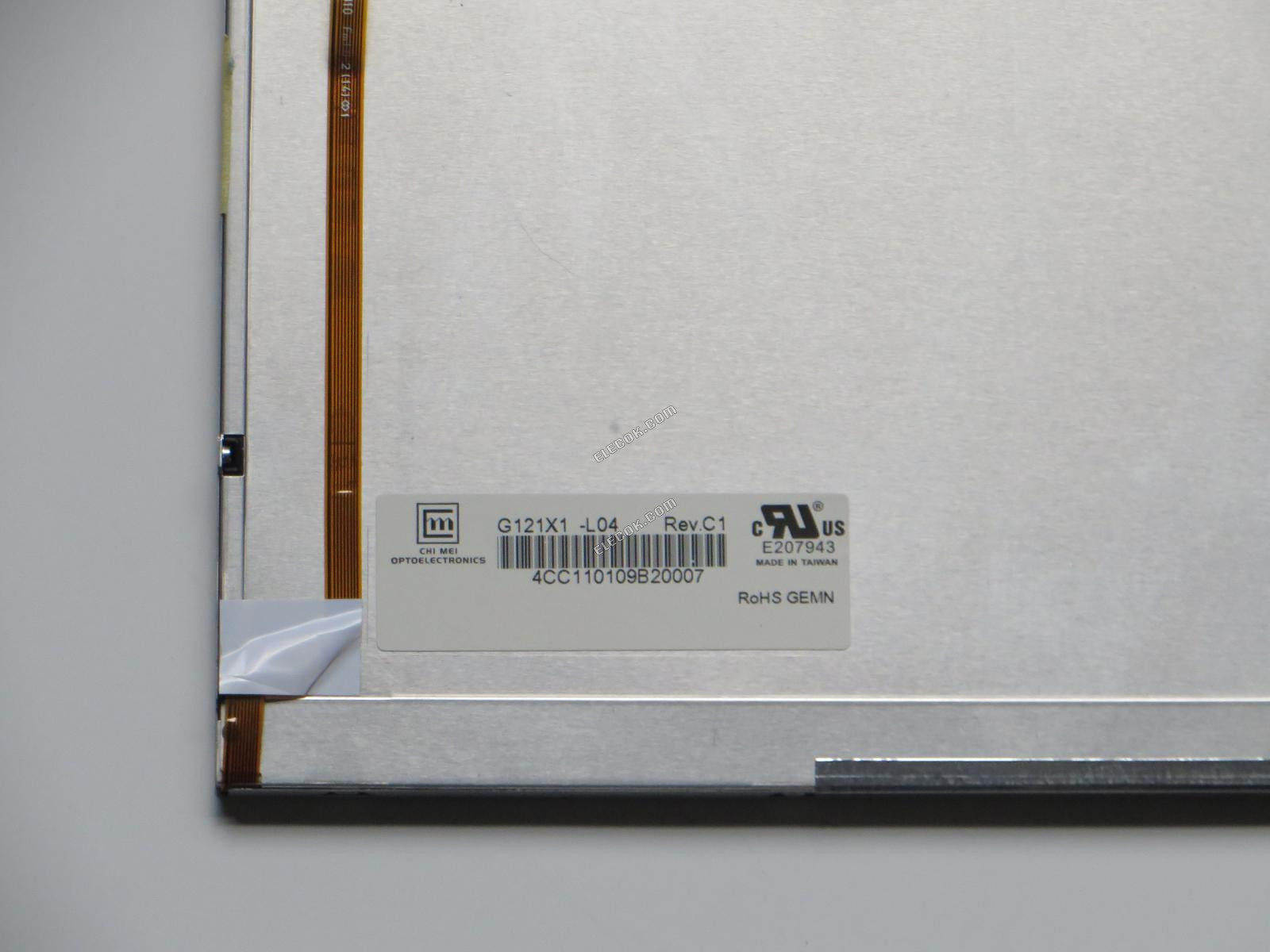 G121X1-L04 CMO 12,1" a-Si TFT-LCD Panel nepoužité staré skladové zásoby 