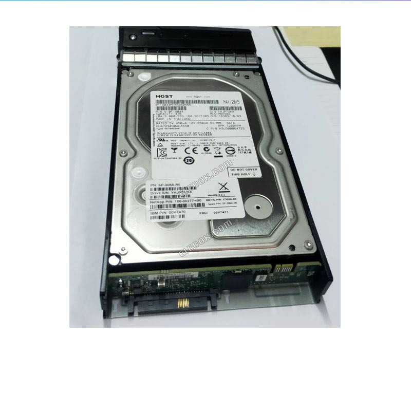 NetApp 3TB SATA108-00277 X308A-R6 00V7470 00V7471 Hard Disk